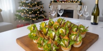 Silvestrovské kornoutky z toustového chleba s rybičkami: Křupavé, elegantní a hotové raz dva