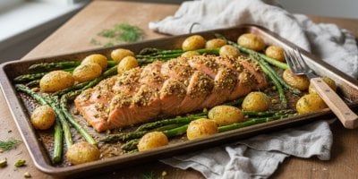 Vánočka, kterou nemusíte nechat kynout: Zapletený losos s pistáciovou krustou, nad kterým hosté žasnou