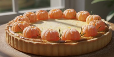 Recept na mandarinkový koláč, který není přeslazený a navíc vypadá dokonale i na oko