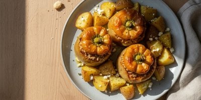 Recept na řecké papriky Jemista plněné rýží a hovězím masem, které vám i v lednu připomenou léto u moře