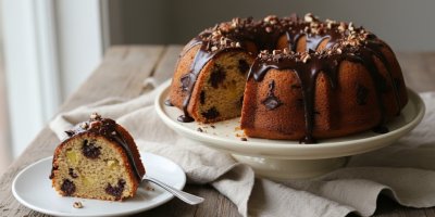 Bábovka s čokoládou a ananasem