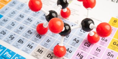 Chemická tabulka prvků, molekuly chemikálie
