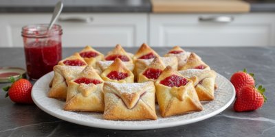 Malé „milostné dopisy“ z listového těsta plněné jahodovým džemem jsou virálem letošního Valentýna na sociálních sítích