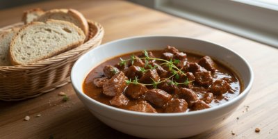 Vepřové kostky na pivě – recept na šťavnaté dušené maso s omáčkou jako od babičky