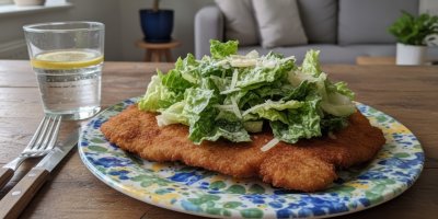 Caesar salát na řízku: Křupavý oběd, který změní pohled na klasiku a uspokojí i zaryté masožravce
