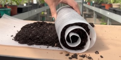 Místo kelímků rulička. Šnekové sázení je hitem předjarních výsevů. Šetří místo i peníze za substrát