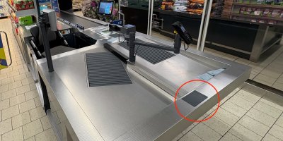 Pokladna supermarketu