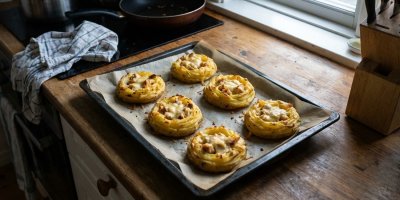 Bramborová hnízda s kuřecí směsí: Rychlá večeře z pár surovin