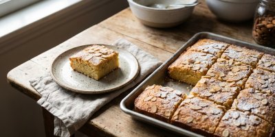 Jogurtový koláč s mandlemi: Jednoduchý dezert, který zvládnete z pár surovin