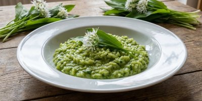 Sezóna medvědího česneku trvá jen pár týdnů. Tohle krémové rizoto si letos nesmíte nechat ujít