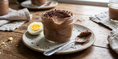 Čokoládová pěna z vařených vajec. Zní to šíleně, ale chutná to skvěle a máme recept i ve fit verzi s proteinem