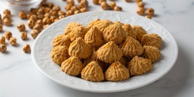 Talkan Kurabiyesi jsou turecké křehké sušenky s výraznou oříškovou chutí, které se vyrábějí z pražené cizrny