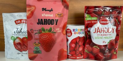 Redakční test lyofilizovaných jahod: Vítěz nebyl nejlevnější, ale děti ho snědly jako první