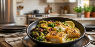 Křupavá kapusta, šťavnatá treska a krémová omáčka. Tohle je večeře, která vytáhne obyčejný den o úroveň výš