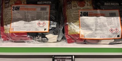 Supermarkety začaly prodávat nouzové balíčky pro případ krize. Jídlo na 24 hodin se vejde do batohu