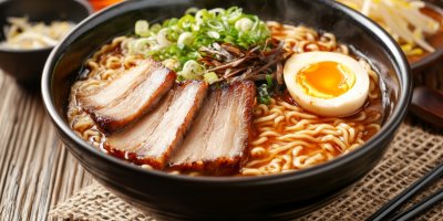 Vývar, nudle, marinované vejce a šťavnaté maso. Domácí ramen zvládnete i bez speciální výbavy