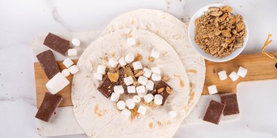 Lepší než palačinky? Sladké tortilly s čokoládou a marshmallows z horkovzdušné fritézy