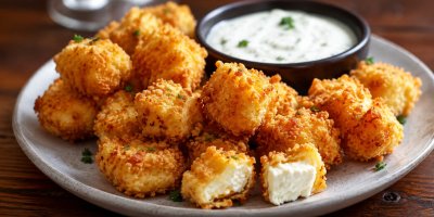 Feta v cornflakes krustě: Rychlé slané pohoštění bez smažení v oleji