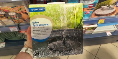 Rossmann překvapil. Solární vychytávka za 200 Kč promění zahradu i balkon ve vodní oázu