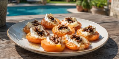 Meruňky pečené se sýrem a ořechy: Rychlý recept na letní předkrm