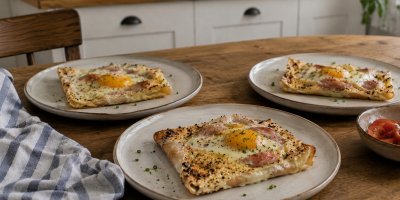 Egg pocket z rýžového papíru: Křupavá snídaňová kapsa s vejcem, šunkou a sýrem