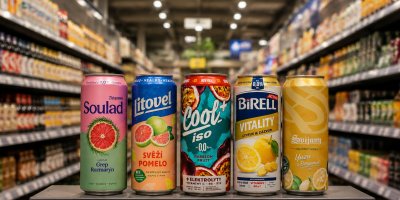 Nealko piva v supermarketu