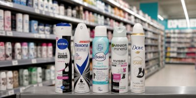 5 různých antiperspirantů