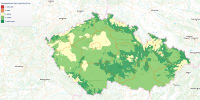 Mapa růstu hub dnes zezelenala téměř celá. ČHMÚ ukazuje, kde je teď největší šance naplnit košík