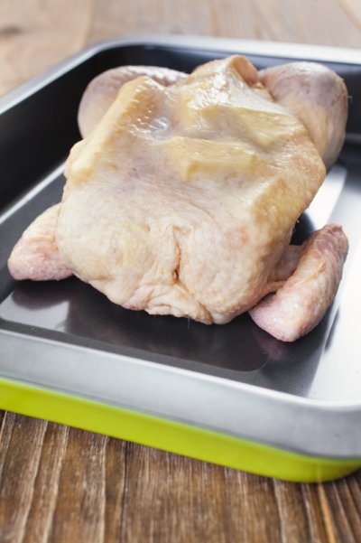 Syrové kuře na zeleném pekáčku