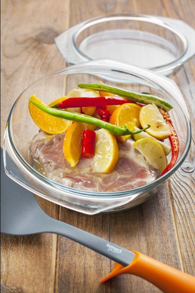 Syrová vepřová krkovice v pekáči