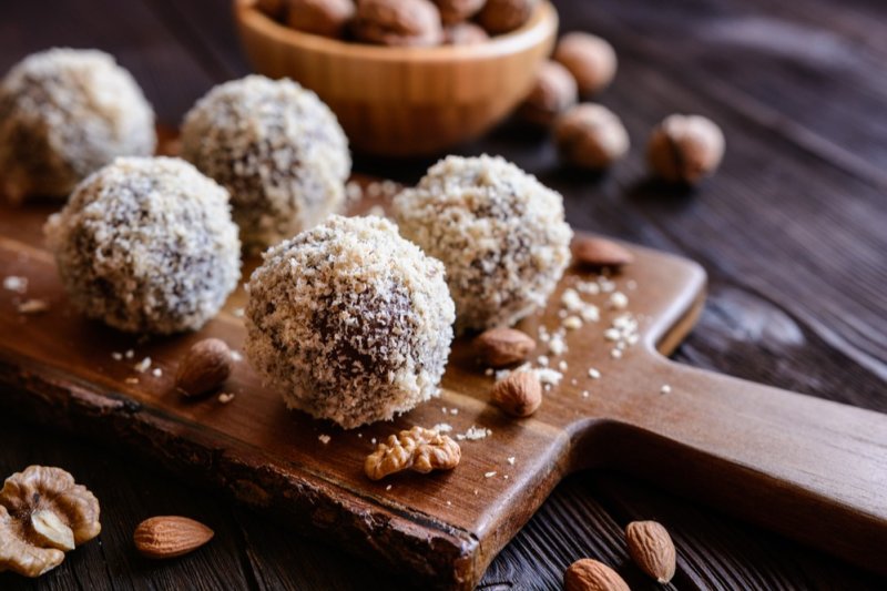 Čokoládovo-ořechové kuličky