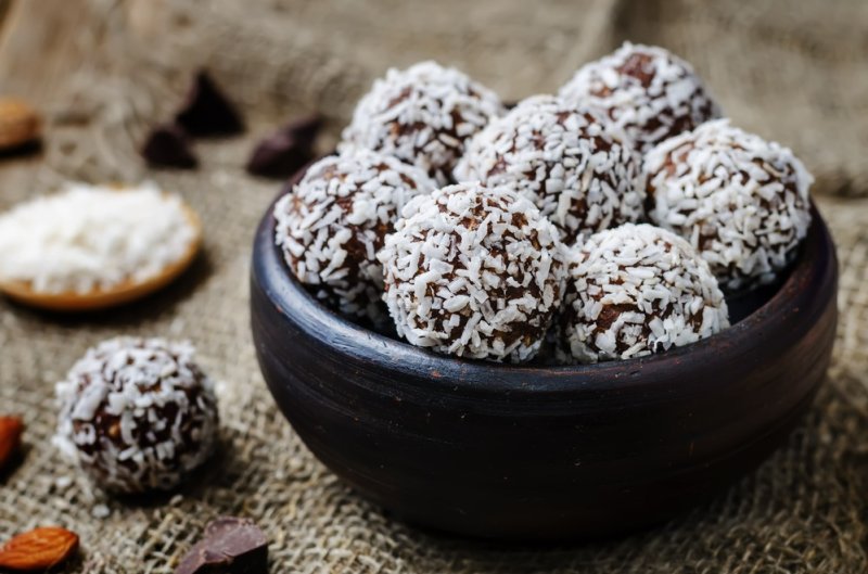 Low carb kakaové kuličky s proteinem