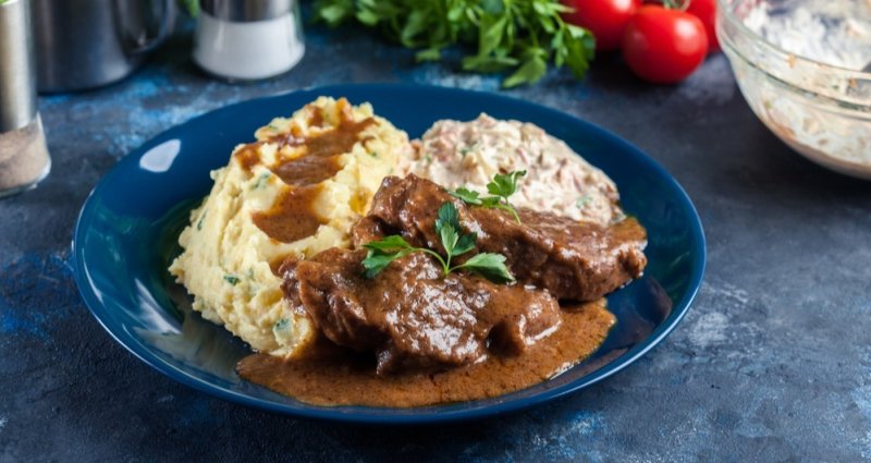 Vepřová krkovice ve vlastní šťávě
