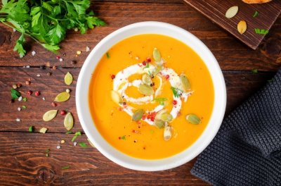 Dýňovo-batátová polévka
