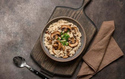 Zeleninovo-houbové kroupoto