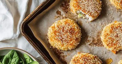 Rybí karbanátky v sezamovém těstíčku