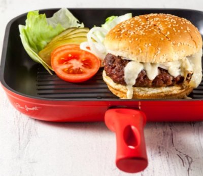 Hovězí burger s kozím sýrem