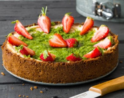 Cheesecake s jahodami