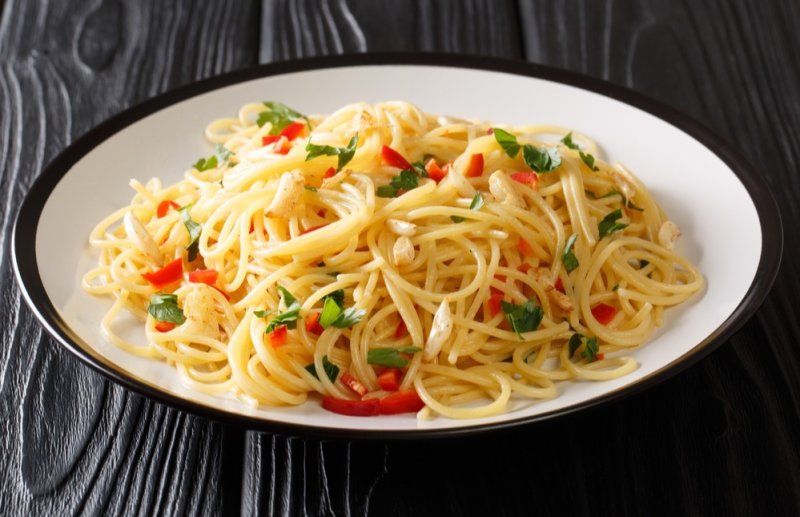 Špagety aglio olio