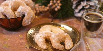 Vanilkové rohlíčky bez ořechů