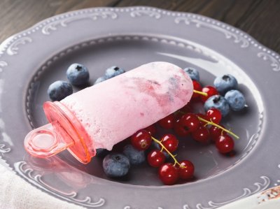 Tvarohové nanuky s lesním ovocem