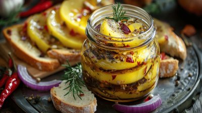 Nakládané pikantní tvarůžky