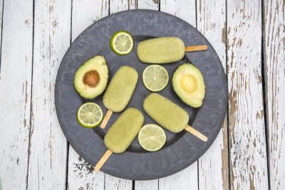 Avokádové nanuky s limetkou