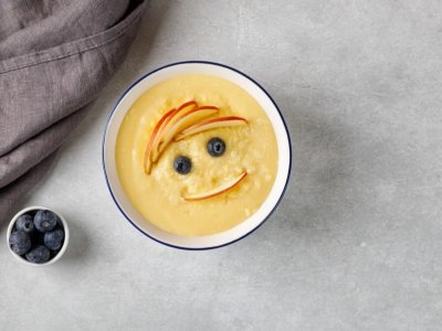 Jablková kaše z polenty