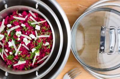 Rizoto z červené řepy