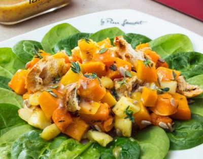 Pečený medový salát