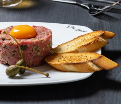 Tatarský biftek po francouzsku