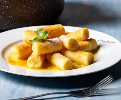 Bramborové šišky se strouhankou