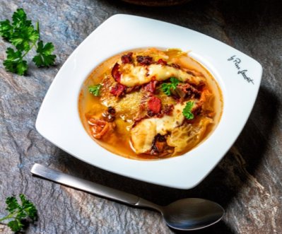 Piemontská zimní pečená polévka