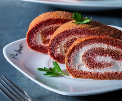 Roláda z červené řepy